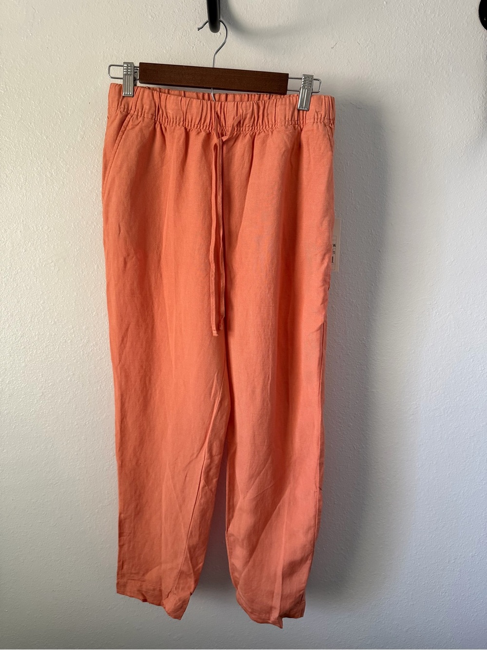 NWT Women’s Casual Drawstring Pants - Coral Orange
